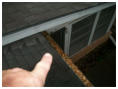Clogged gutters image